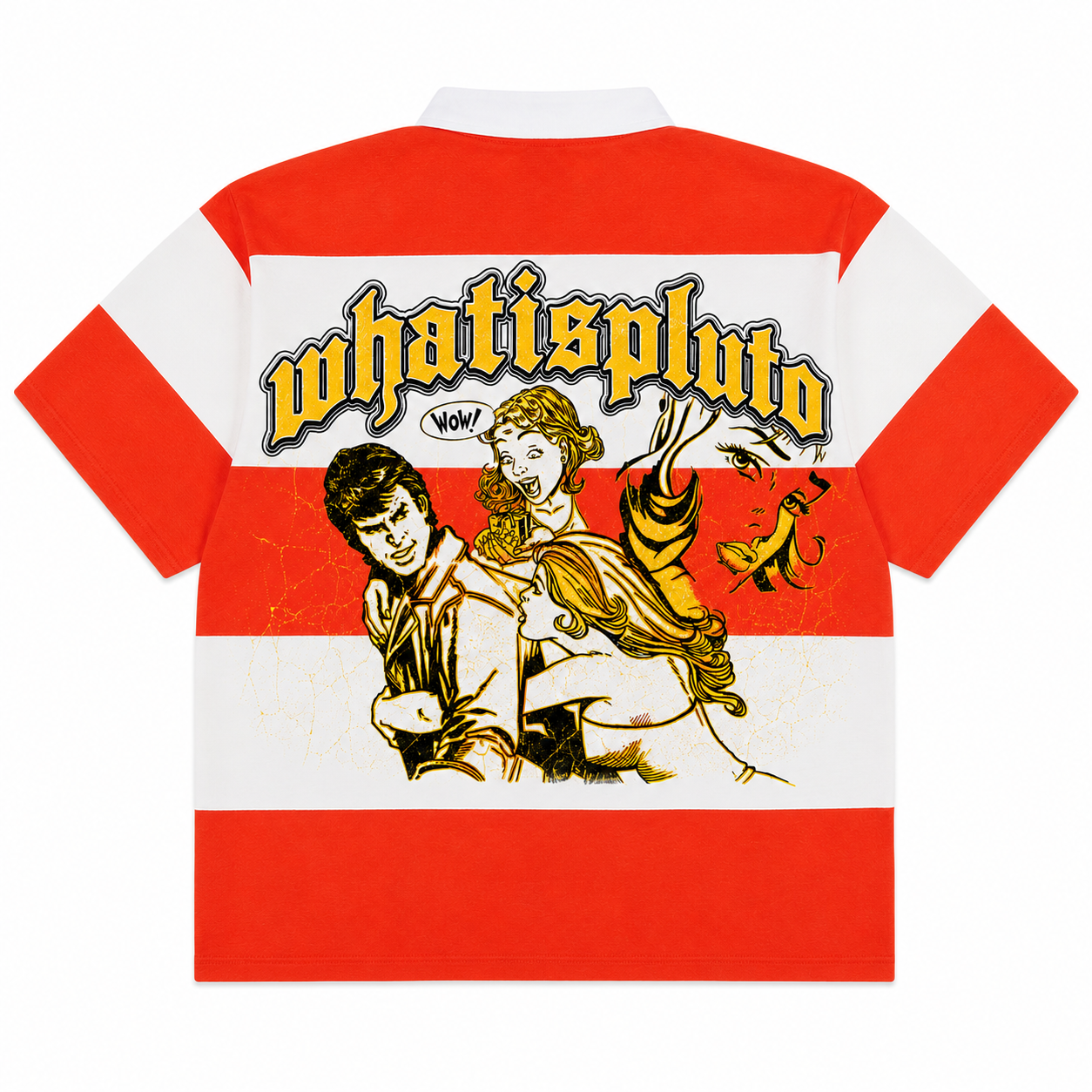 “West End” Box Fit Striped Rugby
