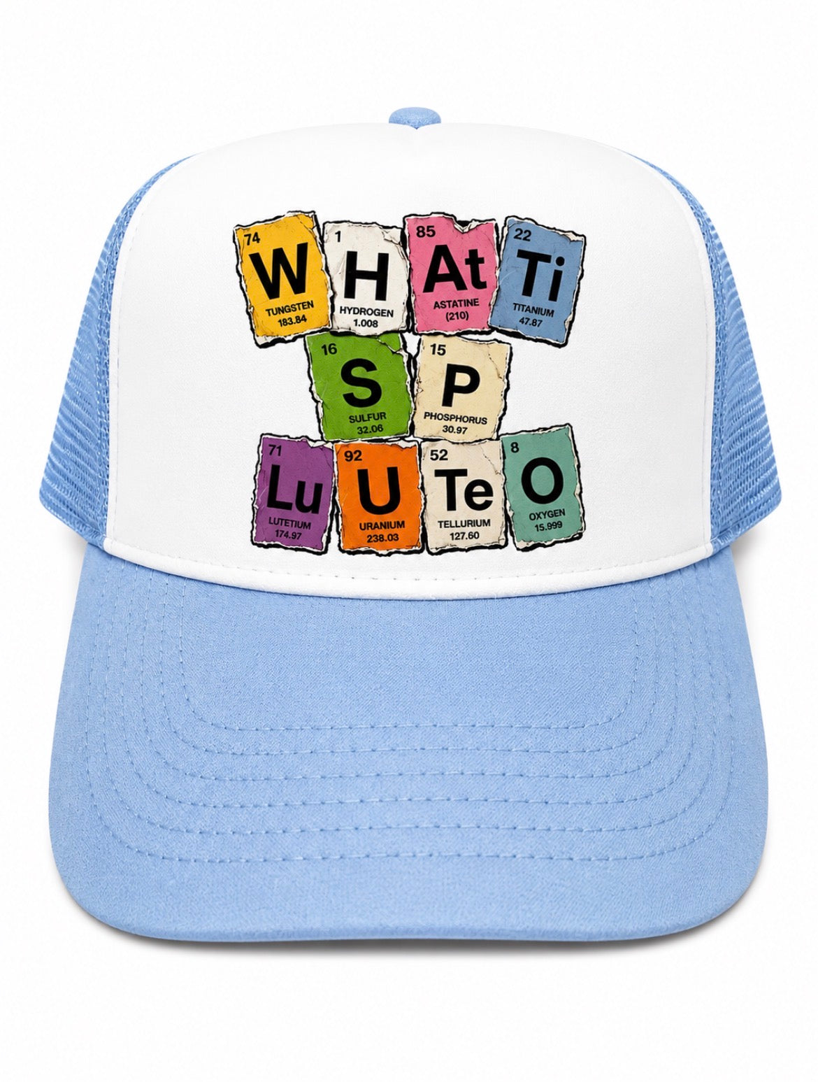 “Chemistry” Suede Trucker Hat