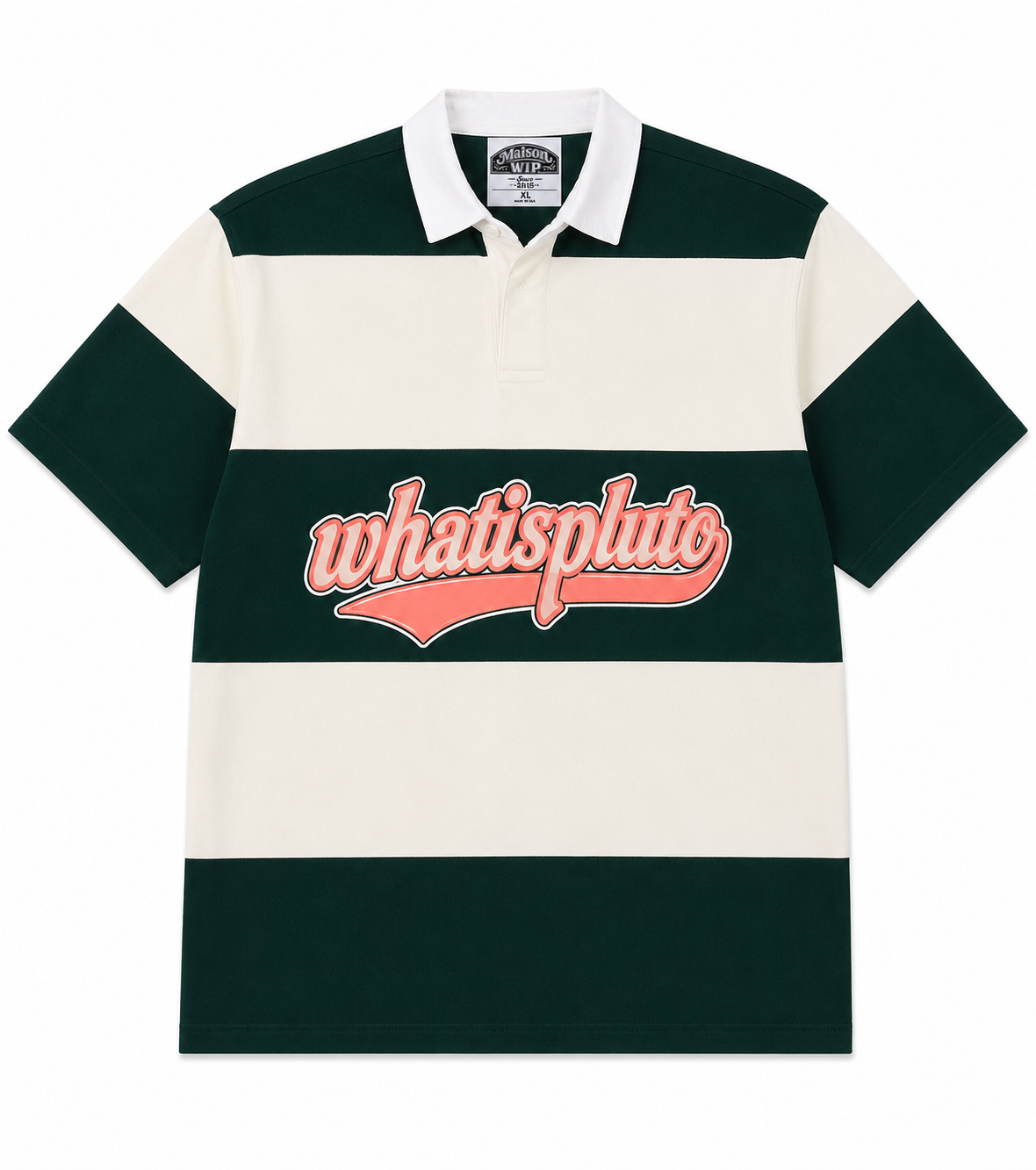 “West End” Box Fit Striped Rugby