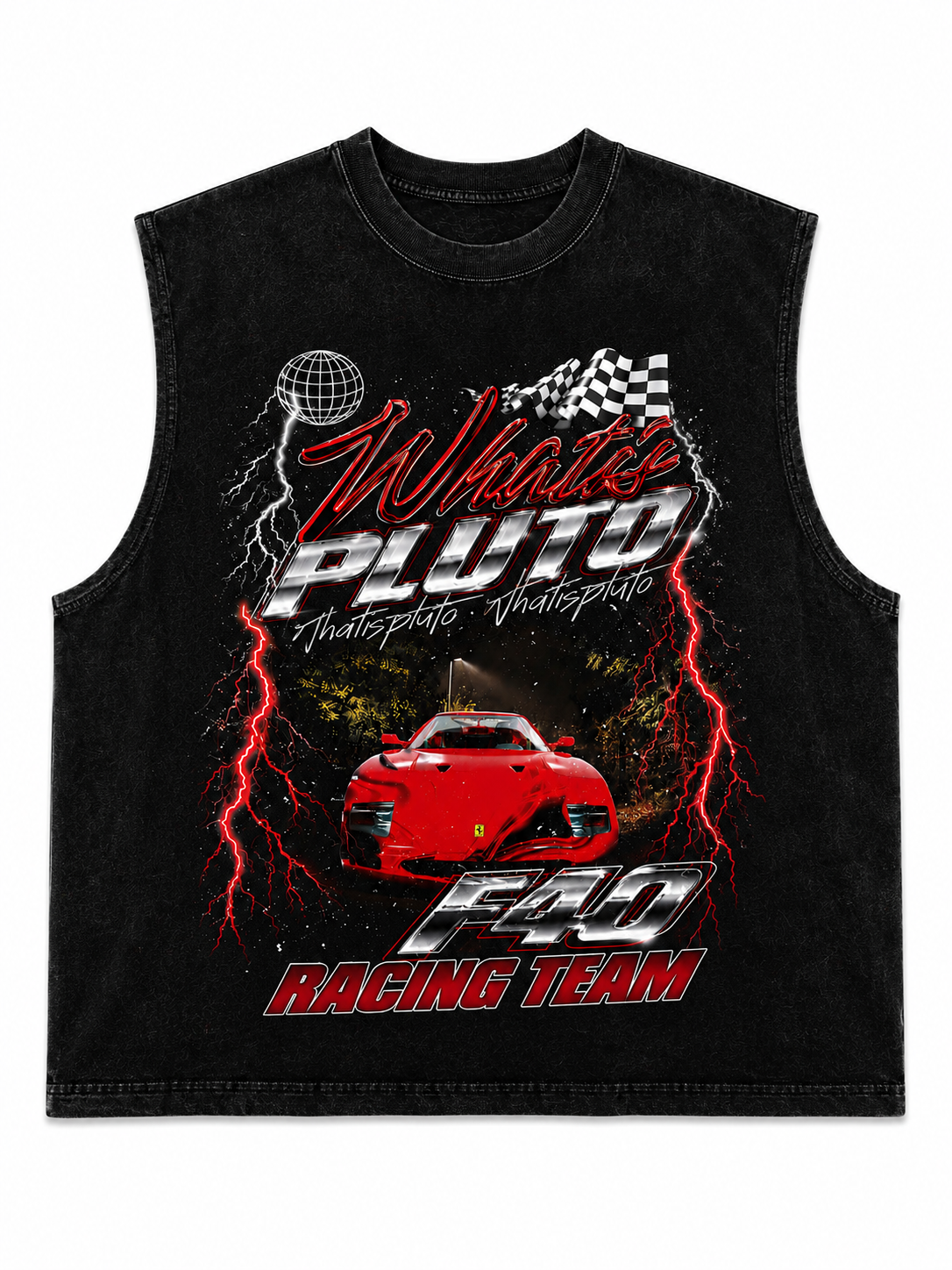“F40 Team” Garment Dyed Tee