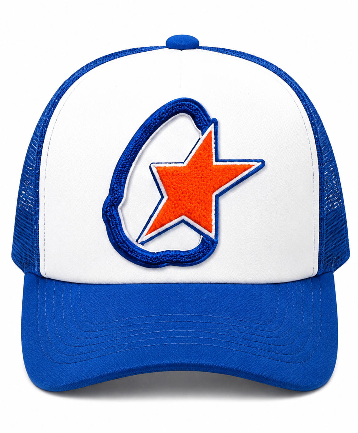 “Illuminate Shooting Star” Textured Trucker Hat