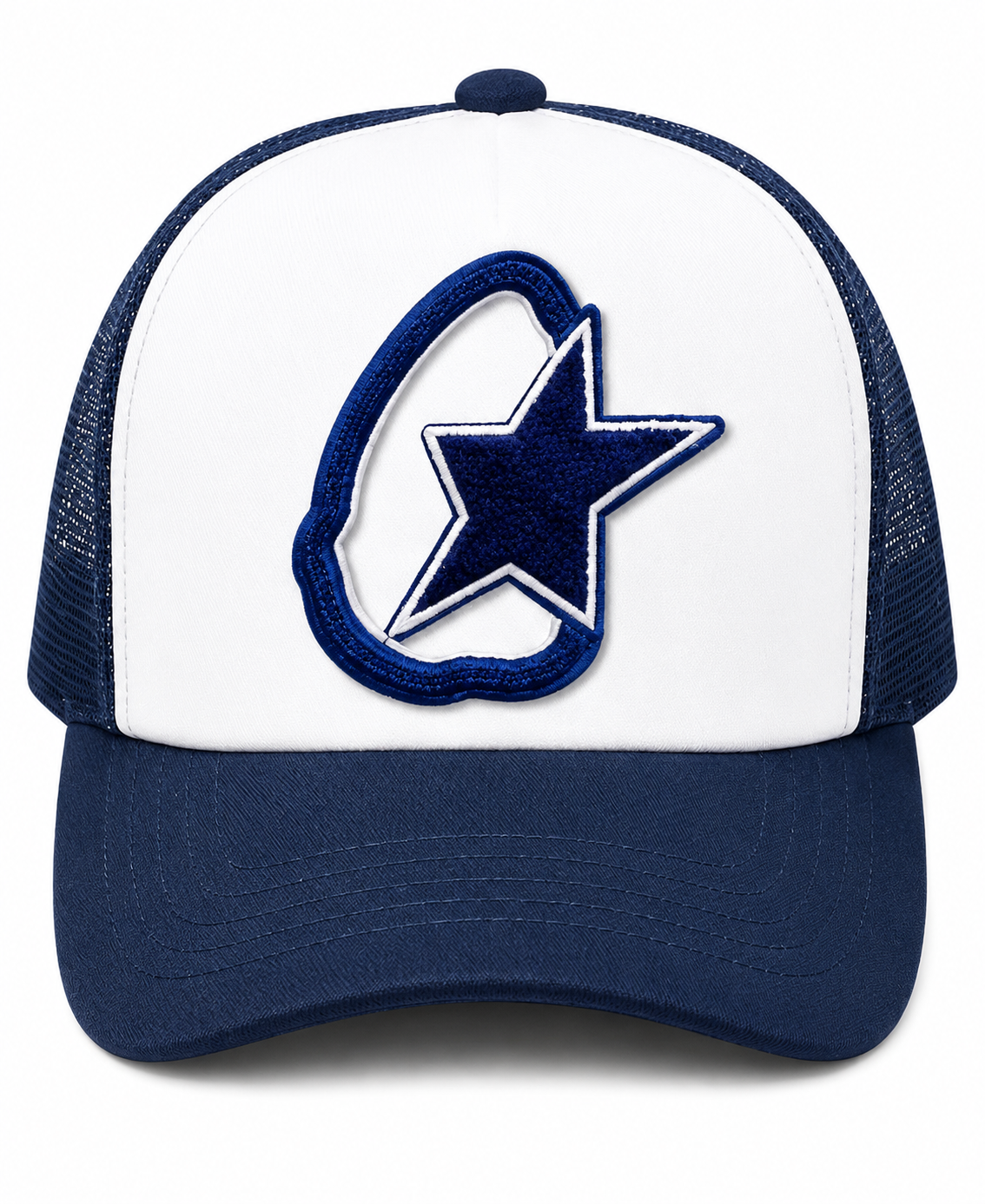 “Illuminate Shooting Star” Textured Trucker Hat