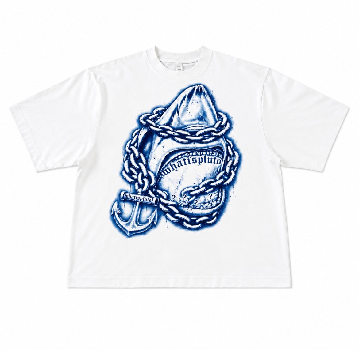 “Flint” Airbrush Shark T-Shirt