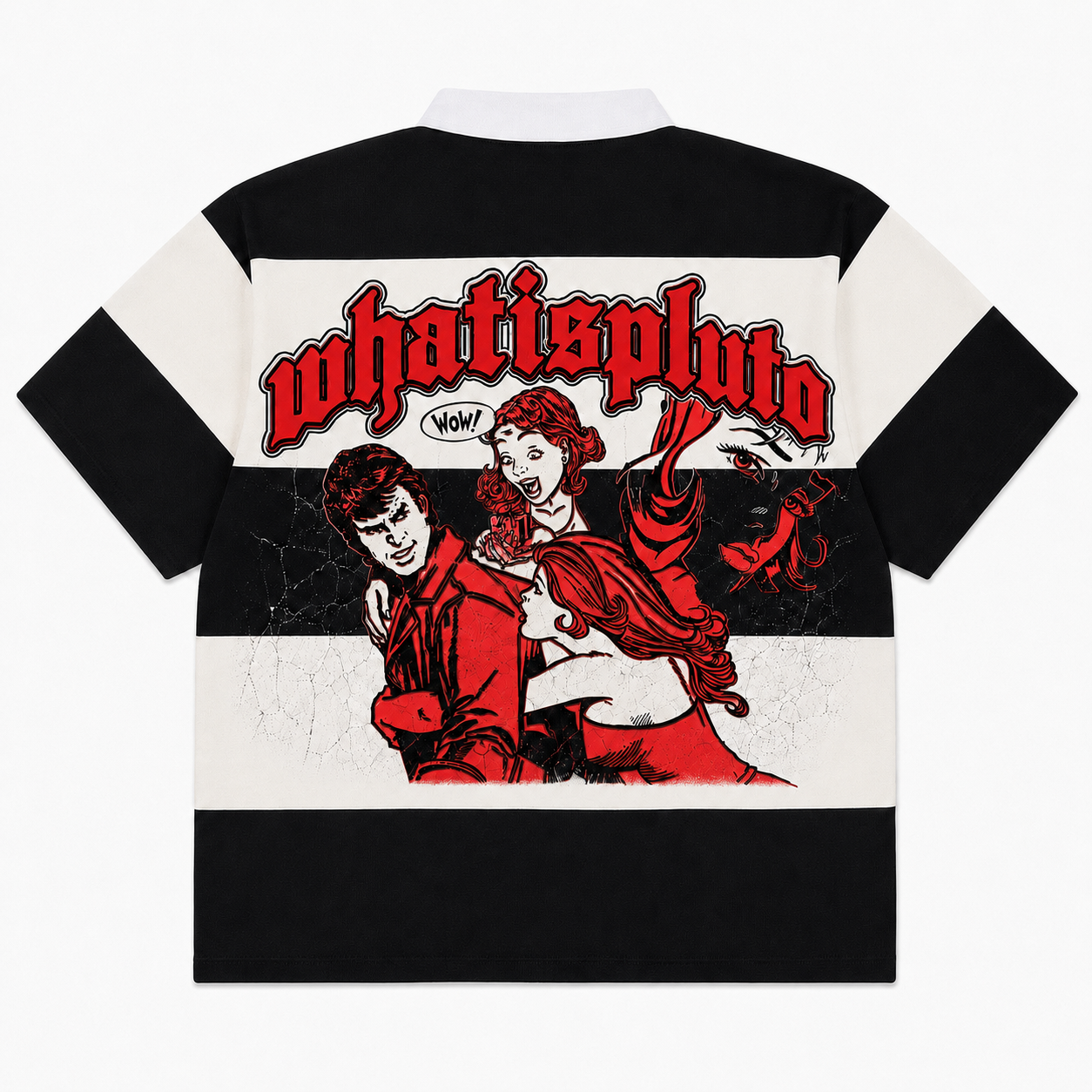 “West End” Box Fit Striped Rugby