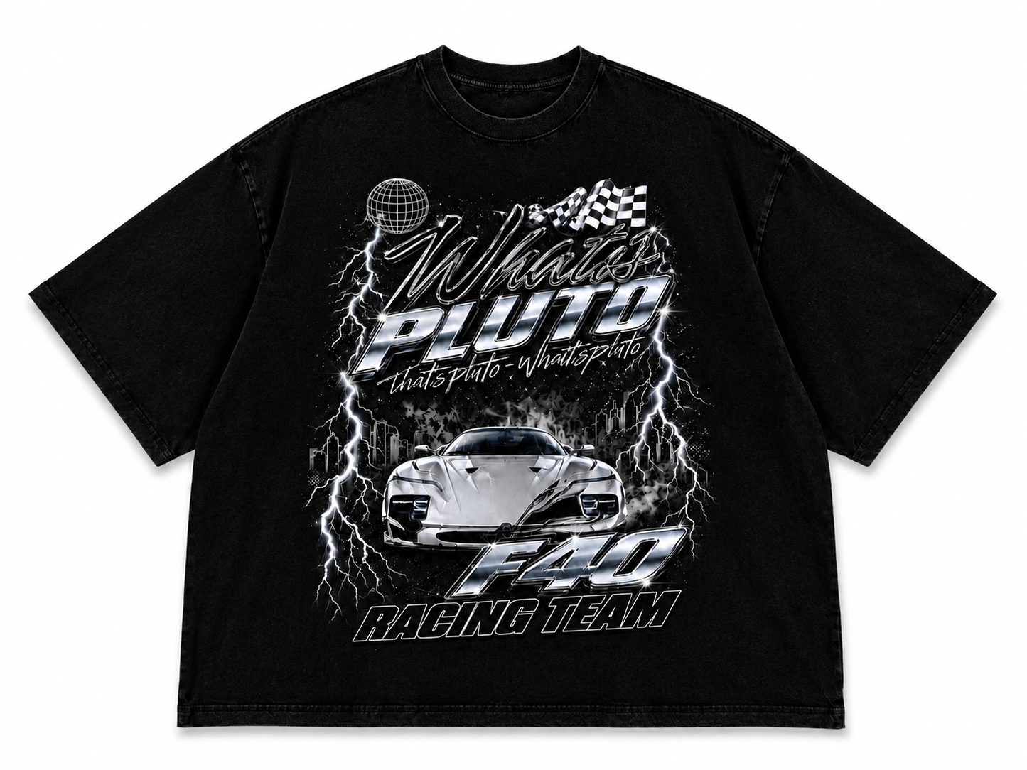 “F40 Team” Garment Dyed Tee