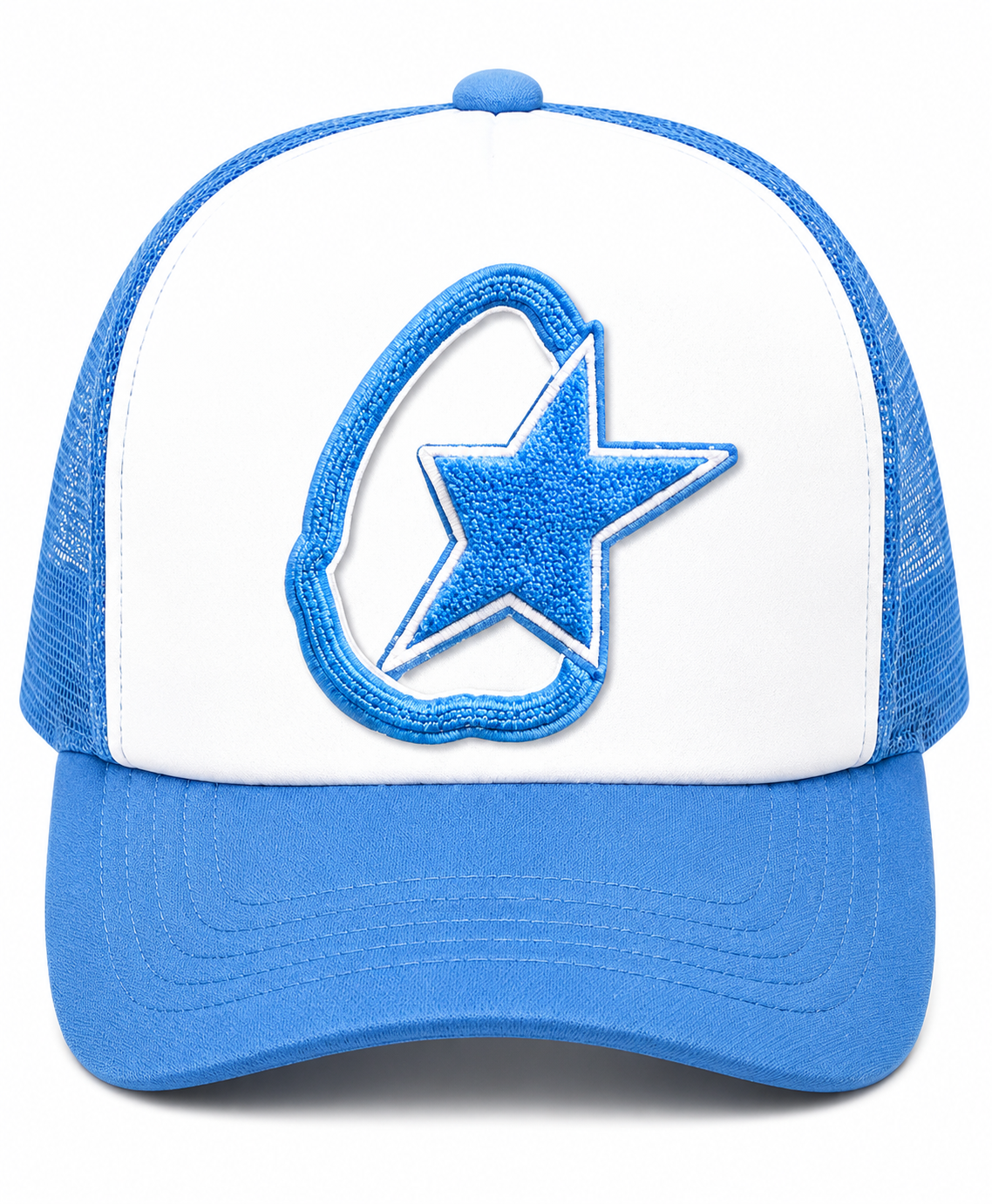 “Illuminate Shooting Star” Textured Trucker Hat
