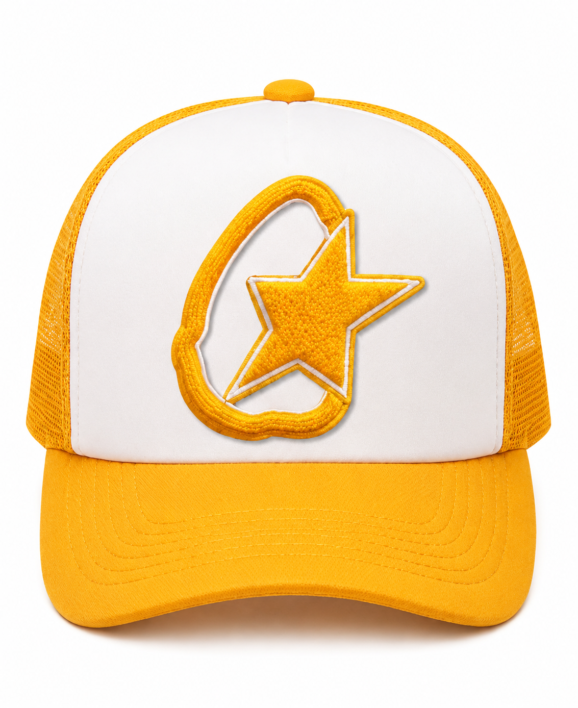 “Illuminate Shooting Star” Textured Trucker Hat