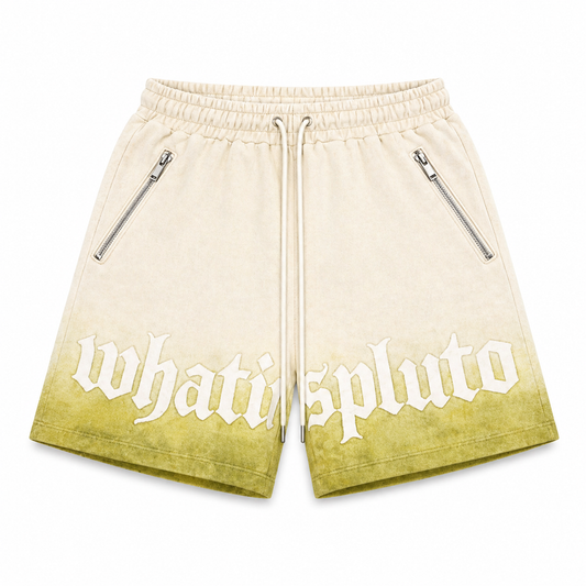 “Sediment” Ombré Cotton 8oz Sweatshort