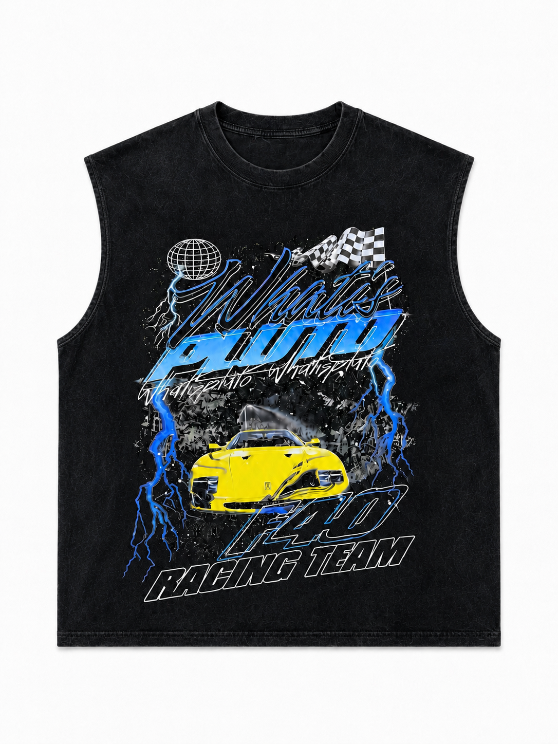 “F40 Team” Garment Dyed Tee