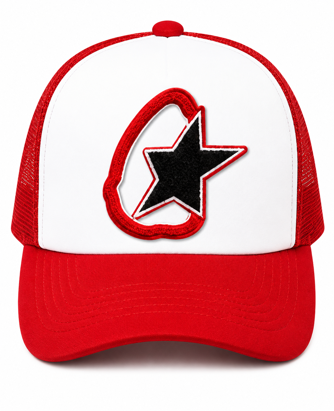 “Illuminate Shooting Star” Textured Trucker Hat