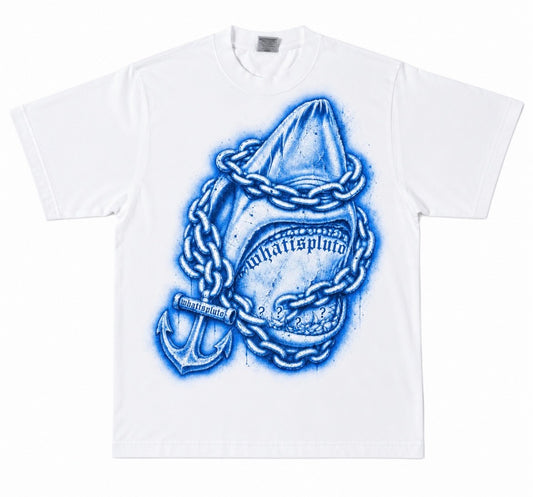 “Flint” Airbrush Shark T-Shirt